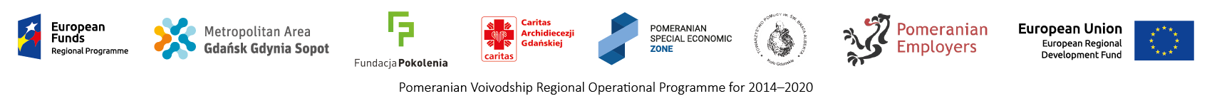 Support Centre of Social Economy Good Work for the metropolitan subregion - project logos