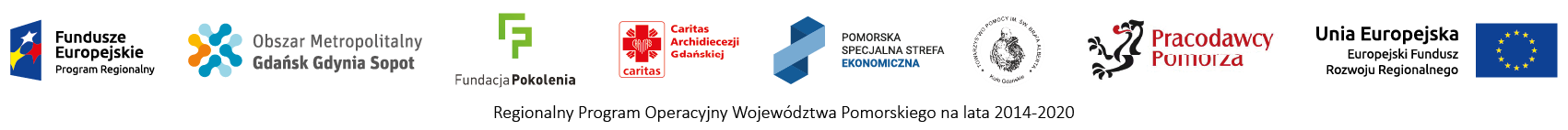 Ośrodek Wsparcia Ekonomii Społecznej Dobra Robota na subregion metropolitalny - logotypy projektu